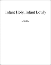Infant Holy, Infant Lowly piano sheet music cover